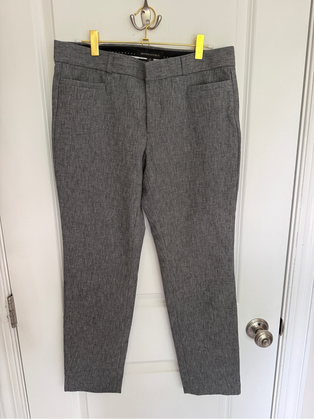 Banana Republic Sloan Gray Slim Dress Pants